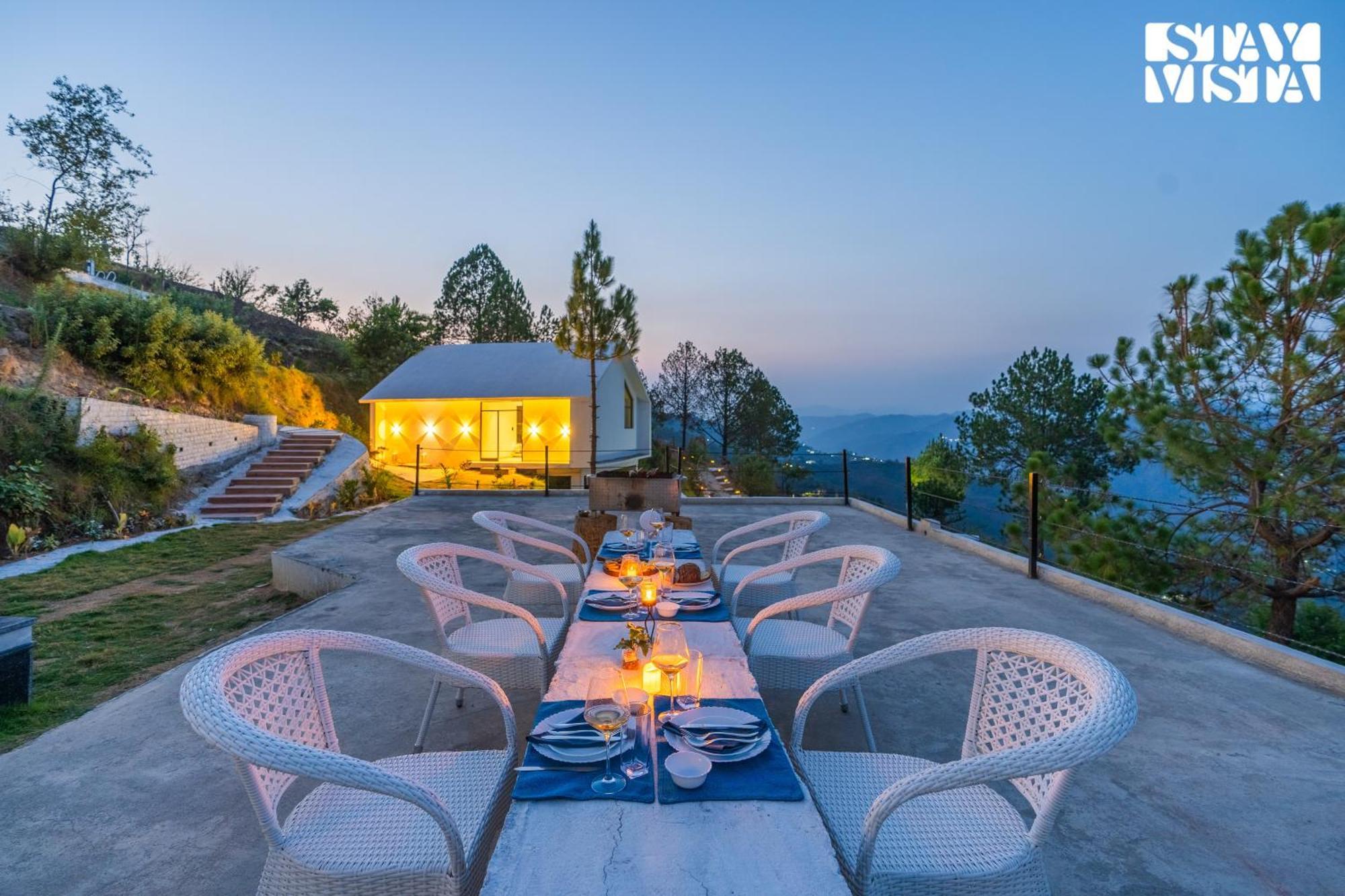 Stayvista At Luna Nova With Outdoor Pool - Ranikhet Dış mekan fotoğraf