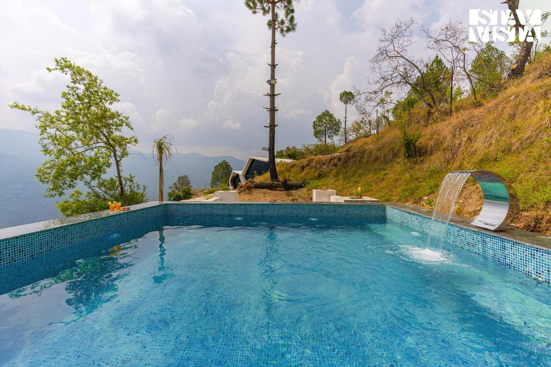Stayvista At Luna Nova With Outdoor Pool - Ranikhet Dış mekan fotoğraf